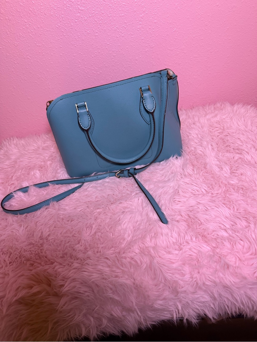 kate spade teal crossbody bag/hand bag - Picture 2 of 4